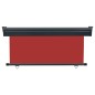 vidaXL Tendalino Laterale per Balcone 165x250 cm Rosso vidaXL Tendalino Laterale per Balcone 165x250 cm Rosso