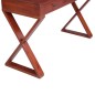 Scrivania per PC Marrone 115x47x77 cm Legno Massello di Mogano Scrivania per PC Marrone 115x47x77 cm Legno Massello di Mogano