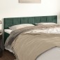 Testiera 2 pz Verde scuro 90x5x78/88 cm in Velluto Testiera 2 pz Verde scuro 90x5x78/88 cm in Velluto