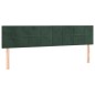 Testiera 2 pz Verde scuro 90x5x78/88 cm in Velluto Testiera 2 pz Verde scuro 90x5x78/88 cm in Velluto