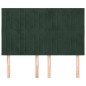 Testiere 4 pz Verde Scuro 72x5x78/88 cm in Velluto Testiere 4 pz Verde Scuro 72x5x78/88 cm in Velluto