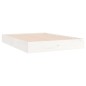 Giroletto Bianco in Legno Massello 180x200 cm Super King Giroletto Bianco in Legno Massello 180x200 cm Super King