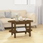 Tavolino da Salotto Miele 80x45x45 cm in Legno Massello di Pino Tavolino da Salotto Miele 80x45x45 cm in Legno Massello di Pino