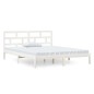 Giroletto Bianco 120x190 cm Small Double in Legno Massello Giroletto Bianco 120x190 cm Small Double in Legno Massello