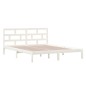 Giroletto Bianco 120x190 cm Small Double in Legno Massello Giroletto Bianco 120x190 cm Small Double in Legno Massello