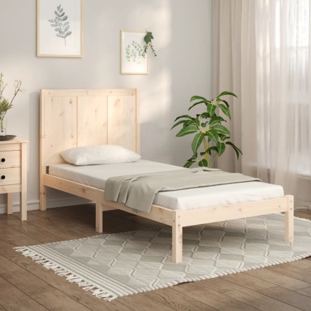 vidaXL Letto senza Materasso 90x190 cm in Legno Massello di Pino