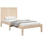 vidaXL Letto senza Materasso 90x190 cm in Legno Massello di Pino vidaXL Letto senza Materasso 90x190 cm in Legno Massello di Pino
