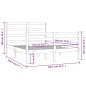 Giroletto in Legno Massello 135x190 cm Small Double Giroletto in Legno Massello 135x190 cm Small Double