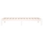 Giroletto Bianco in Legno Massello 90x190 cm Single Giroletto Bianco in Legno Massello 90x190 cm Single