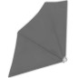 Tenda Laterale per Balcone Pieghevole Grigia 140x140 cm Tenda Laterale per Balcone Pieghevole Grigia 140x140 cm