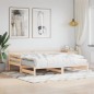 Divano Letto con Letto Estraibile 90x190 cm Legno Massello Pino Divano Letto con Letto Estraibile 90x190 cm Legno Massello Pino