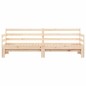 Divano Letto con Letto Estraibile 90x190 cm Legno Massello Pino Divano Letto con Letto Estraibile 90x190 cm Legno Massello Pino