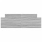 Giroletto con Testiera e Pediera Grigio Sonoma 160x200 cm Giroletto con Testiera e Pediera Grigio Sonoma 160x200 cm