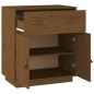 Credenza Miele 65,5x40x75 cm in Legno Massello di Pino Credenza Miele 65,5x40x75 cm in Legno Massello di Pino