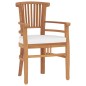 Set da Pranzo da Giardino 7 pz in Legno Massello di Teak Set da Pranzo da Giardino 7 pz in Legno Massello di Teak