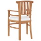 Set da Pranzo da Giardino 7 pz in Legno Massello di Teak Set da Pranzo da Giardino 7 pz in Legno Massello di Teak