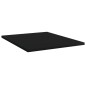 Ripiani per Libreria 4pz Neri 40x50x1,5cm in Legno Multistrato