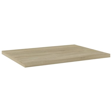 Ripiani per Libreria 4pz Rovere Sonoma 40x30x1,5cm Multistrato