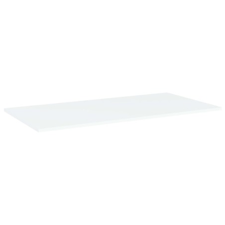 Ripiani per Libreria 4pz Bianchi 80x30x1,5 cm Legno Multistrato