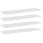 Ripiani per Libreria 4pz Bianco Lucido 100x30x1,5cm Multistrato Ripiani per Libreria 4pz Bianco Lucido 100x30x1,5cm Multistrato
