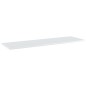 Ripiani per Libreria 4pz Bianco Lucido 100x30x1,5cm Multistrato Ripiani per Libreria 4pz Bianco Lucido 100x30x1,5cm Multistrato