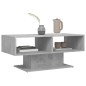 Tavolino da Caffè Grigio Cemento 103,5x50x44,5 cm in Truciolato Tavolino da Caffè Grigio Cemento 103,5x50x44,5 cm in Truciolato