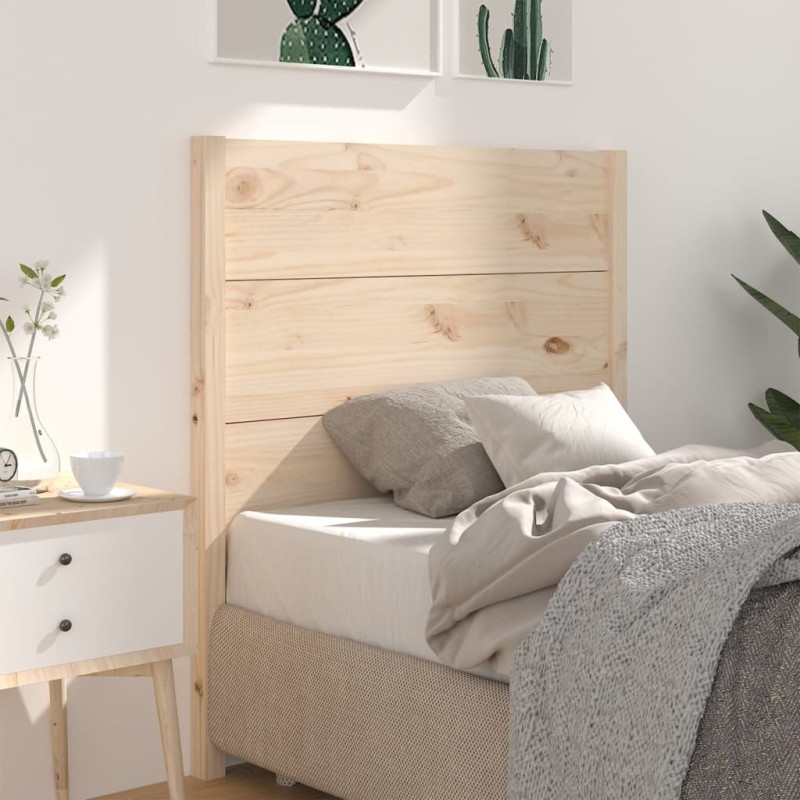 Testiera per Letto 81x4x100 cm in Legno Massello di Pino Testiera per Letto 81x4x100 cm in Legno Massello di Pino
