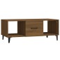Tavolino da Caffè Rovere Marrone 102x50x40 cm Legno Multistrato Tavolino da Caffè Rovere Marrone 102x50x40 cm Legno Multistrato