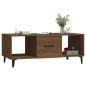 Tavolino da Caffè Rovere Marrone 102x50x40 cm Legno Multistrato Tavolino da Caffè Rovere Marrone 102x50x40 cm Legno Multistrato