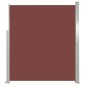 Tenda da Sole Laterale Retrattile 160 x 300 cm Marrone Tenda da Sole Laterale Retrattile 160 x 300 cm Marrone