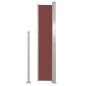 Tenda da Sole Laterale Retrattile 160 x 300 cm Marrone Tenda da Sole Laterale Retrattile 160 x 300 cm Marrone