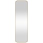 Specchio da Parete Dorato 30x100 cm Rettangolare