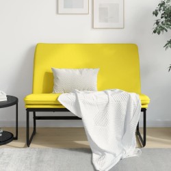 Panca Giallo Chiaro 100x75x76 cm in Tessuto