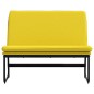 Panca Giallo Chiaro 100x75x76 cm in Tessuto Panca Giallo Chiaro 100x75x76 cm in Tessuto
