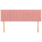 Testiere 2 pz Rosa 72x5x78/88 cm in Velluto Testiere 2 pz Rosa 72x5x78/88 cm in Velluto
