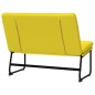 Panca Giallo Chiaro 100x75x76 cm in Tessuto Panca Giallo Chiaro 100x75x76 cm in Tessuto