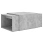 Set 3 Tavolini ad Incastro Cemento 60x60x38 cm in Truciolato Set 3 Tavolini ad Incastro Cemento 60x60x38 cm in Truciolato