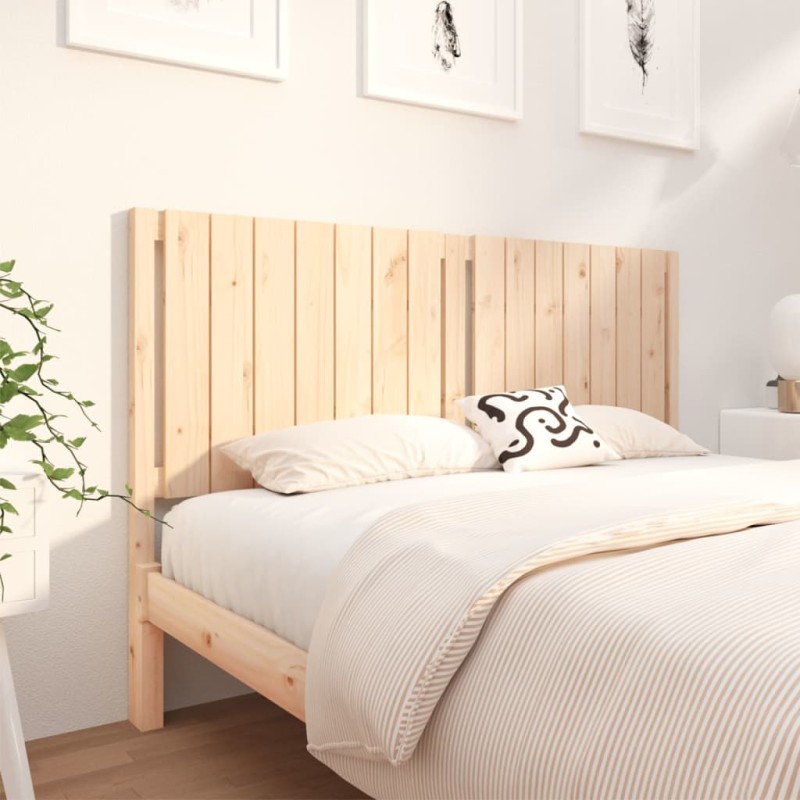 Testiera per Letto 165,5x4x100 cm in Legno Massello di Pino Testiera per Letto 165,5x4x100 cm in Legno Massello di Pino