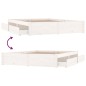 Giroletto con Cassetti Bianco 120x200 cm Giroletto con Cassetti Bianco 120x200 cm