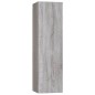 Set Mobili Porta TV 3 pz Grigio Sonoma in Legno Multistrato Set Mobili Porta TV 3 pz Grigio Sonoma in Legno Multistrato
