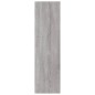 Set Mobili Porta TV 3 pz Grigio Sonoma in Legno Multistrato Set Mobili Porta TV 3 pz Grigio Sonoma in Legno Multistrato