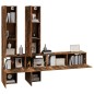 Mobile Porta TV a Parete Rovere Fumo in Legno Multistrato Mobile Porta TV a Parete Rovere Fumo in Legno Multistrato