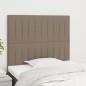 Testiera 2 pz Tortora 80x5x78/88 cm in Tessuto Testiera 2 pz Tortora 80x5x78/88 cm in Tessuto