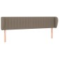Testiera ad Orecchio Tortora 163x23x78/88 cm in Tessuto Testiera ad Orecchio Tortora 163x23x78/88 cm in Tessuto