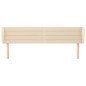 Testiera ad Orecchio Crema 163x23x78/88 cm in Tessuto Testiera ad Orecchio Crema 163x23x78/88 cm in Tessuto