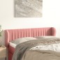 Testiera ad Orecchio Rosa 147x23x78/88 cm in Velluto Testiera ad Orecchio Rosa 147x23x78/88 cm in Velluto