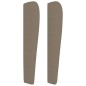 Testiera ad Orecchio Tortora 83x23x118/128 cm in Tessuto Testiera ad Orecchio Tortora 83x23x118/128 cm in Tessuto