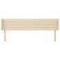 Testiera ad Orecchio Crema 163x16x78/88 cm in Tessuto Testiera ad Orecchio Crema 163x16x78/88 cm in Tessuto