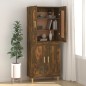 Credenza Rovere Fumo 69,5x34x90 cm in Legno Multistrato Credenza Rovere Fumo 69,5x34x90 cm in Legno Multistrato