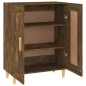 Credenza Rovere Fumo 69,5x34x90 cm in Legno Multistrato Credenza Rovere Fumo 69,5x34x90 cm in Legno Multistrato